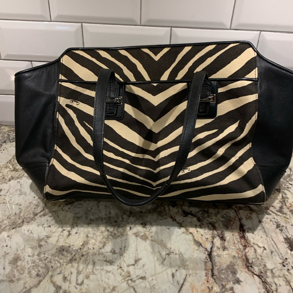 Zebra Coach Purse